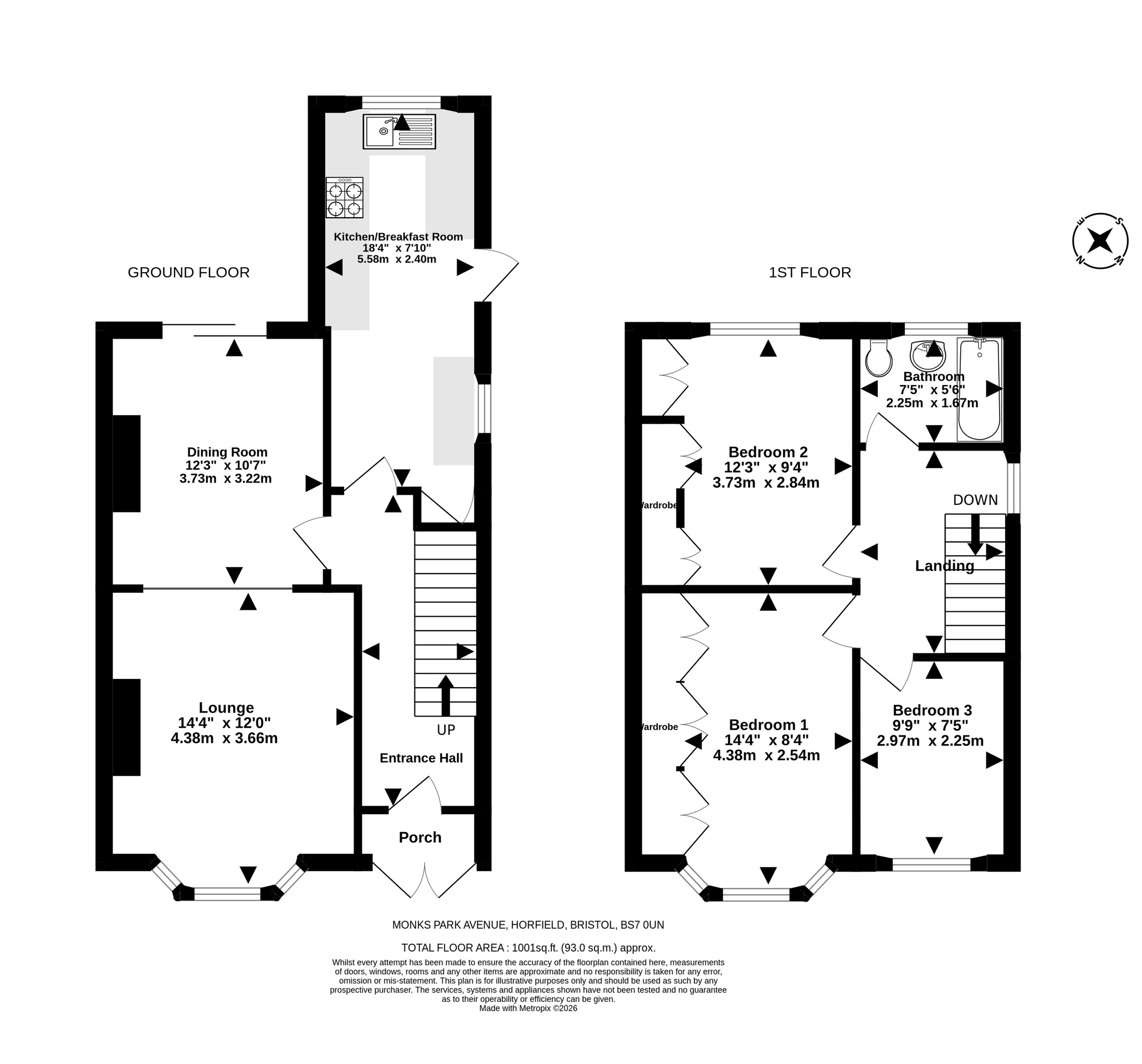 178 Monks Park Avenue, Bristol floorplan