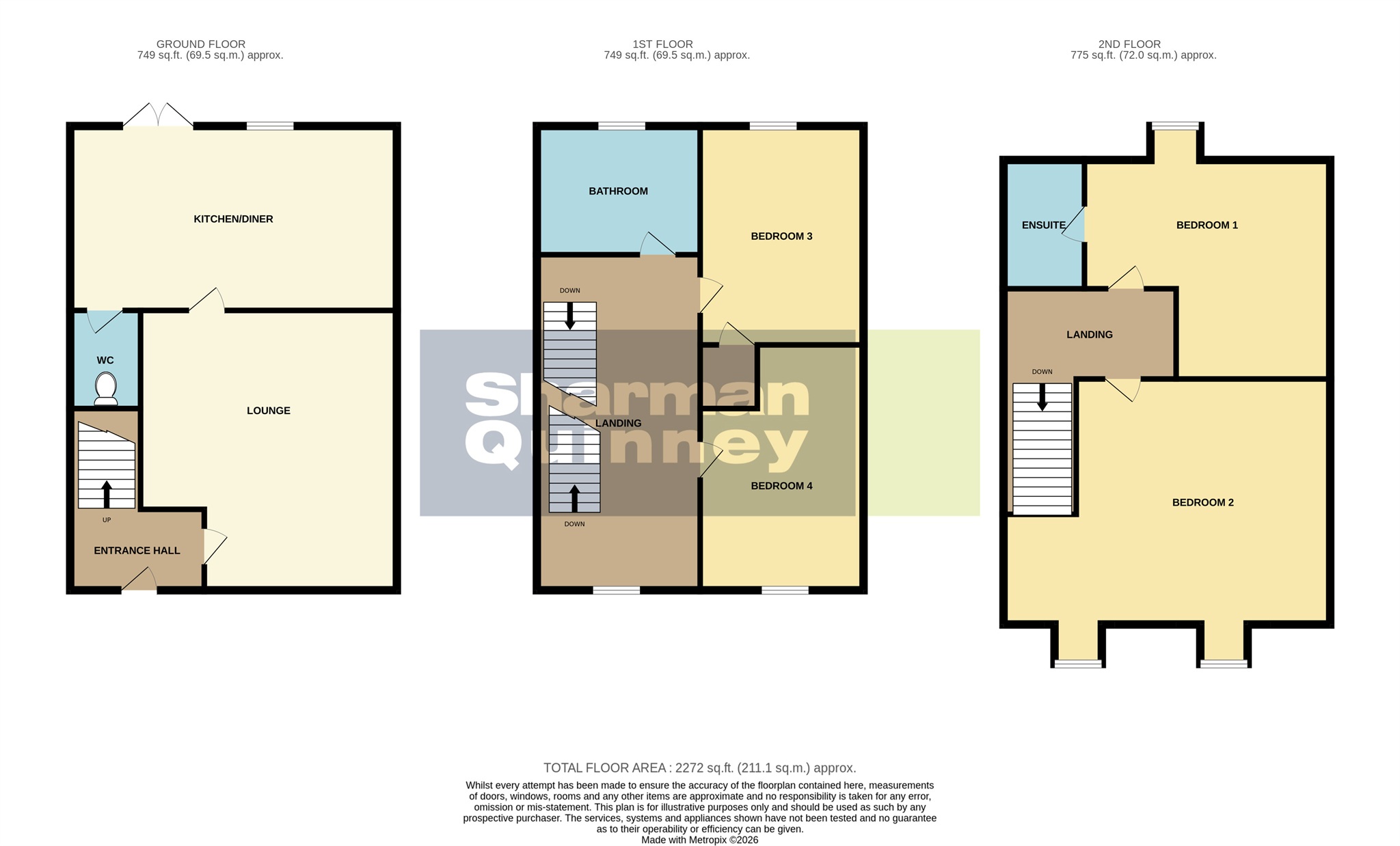 3, Old Bakery Close, March floorplan