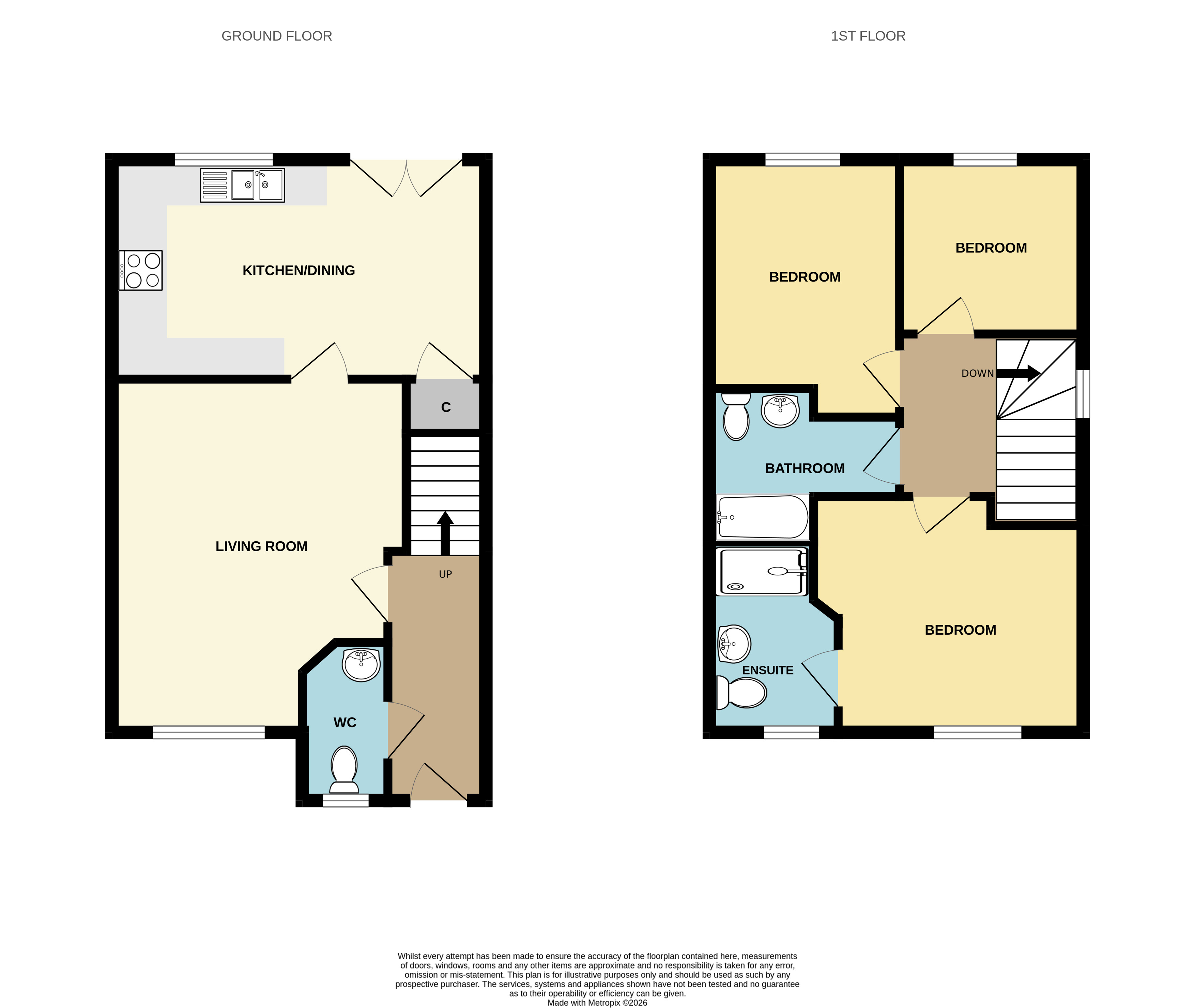 40, Railton Gardens, Arbroath floorplan
