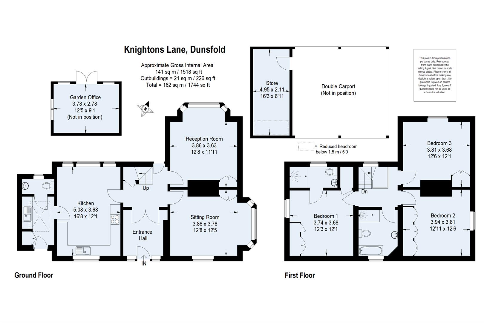 Lock House Lodge, Knightons Lane, Dunsfold floorplan