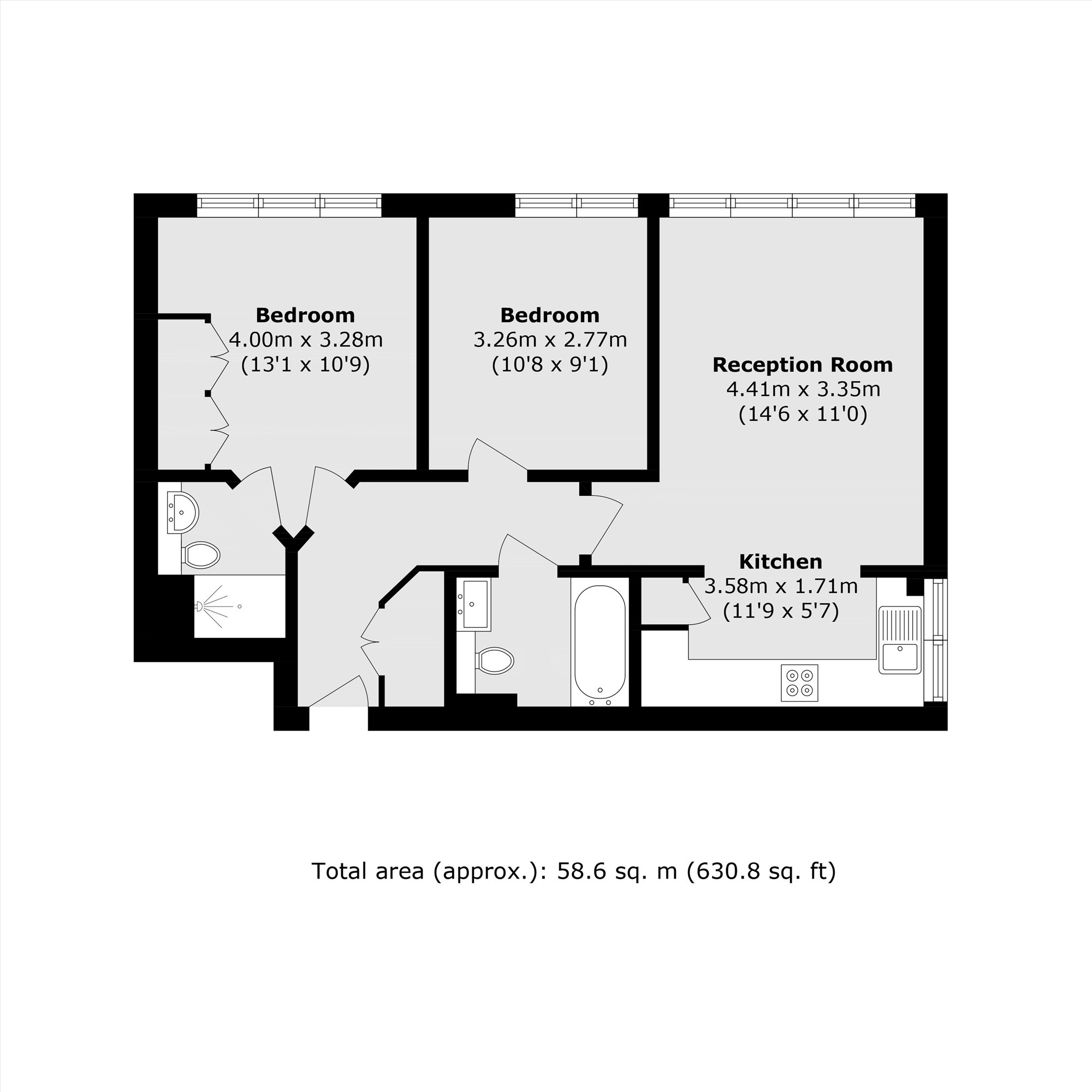 8, Dunnell Close, Sunbury-On-Thames floorplan