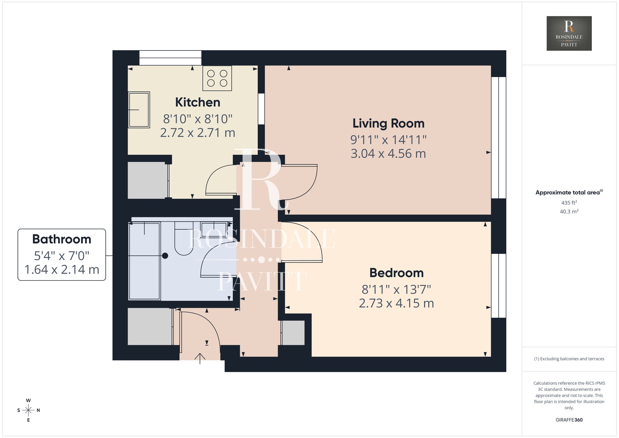 Flat 4, 5 Brambledown Road, Wallington floorplan