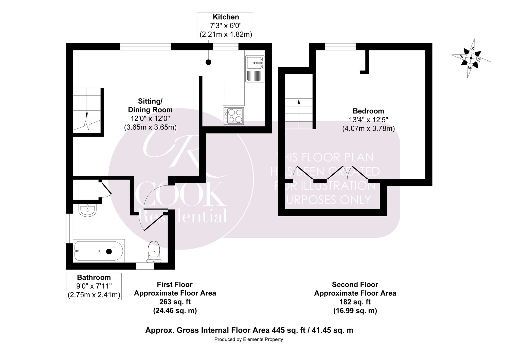 57b, Rowanfield Road, Cheltenham floorplan