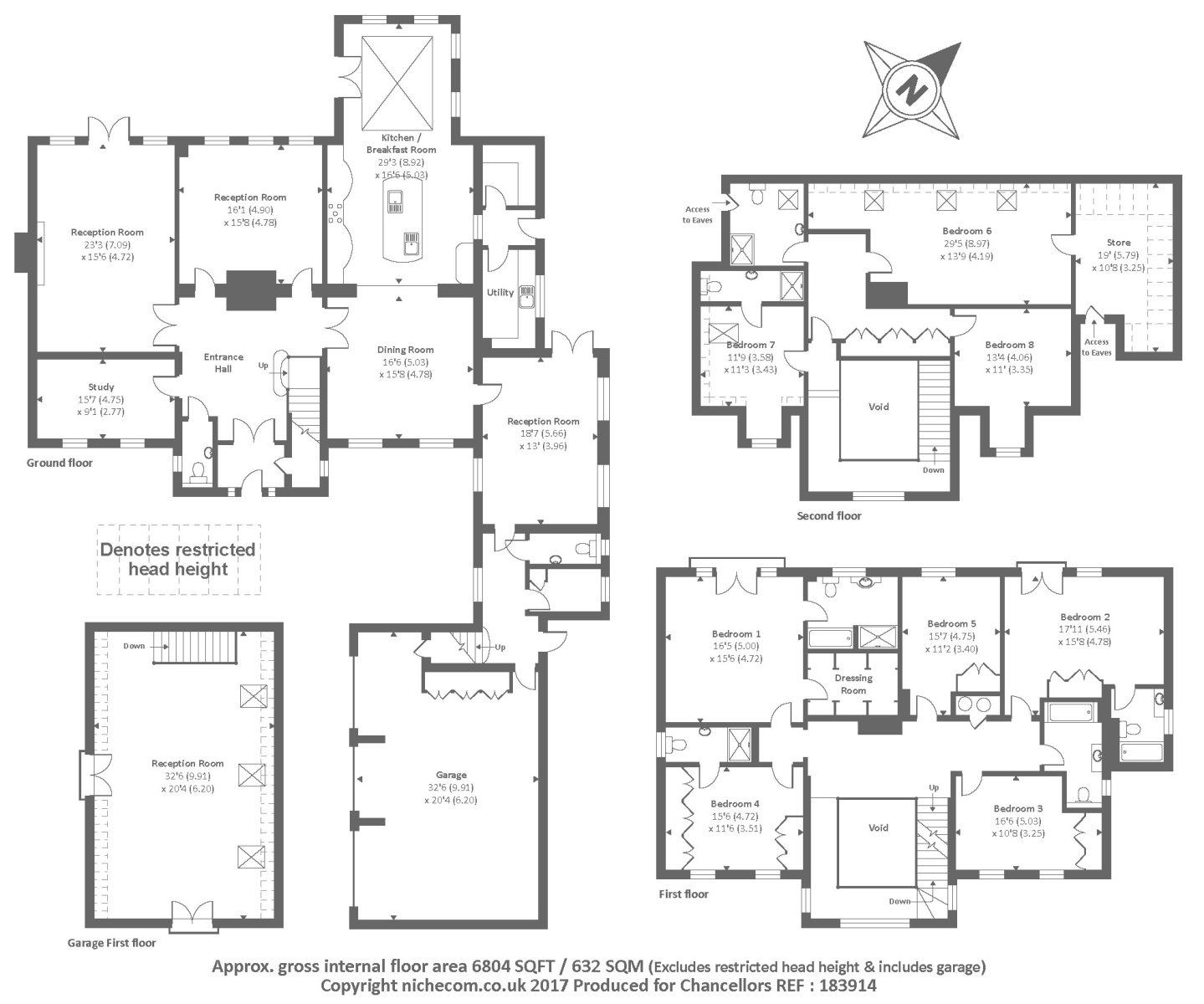 8 Bedrooms Detached house for sale in Friary Road, Ascot SL5