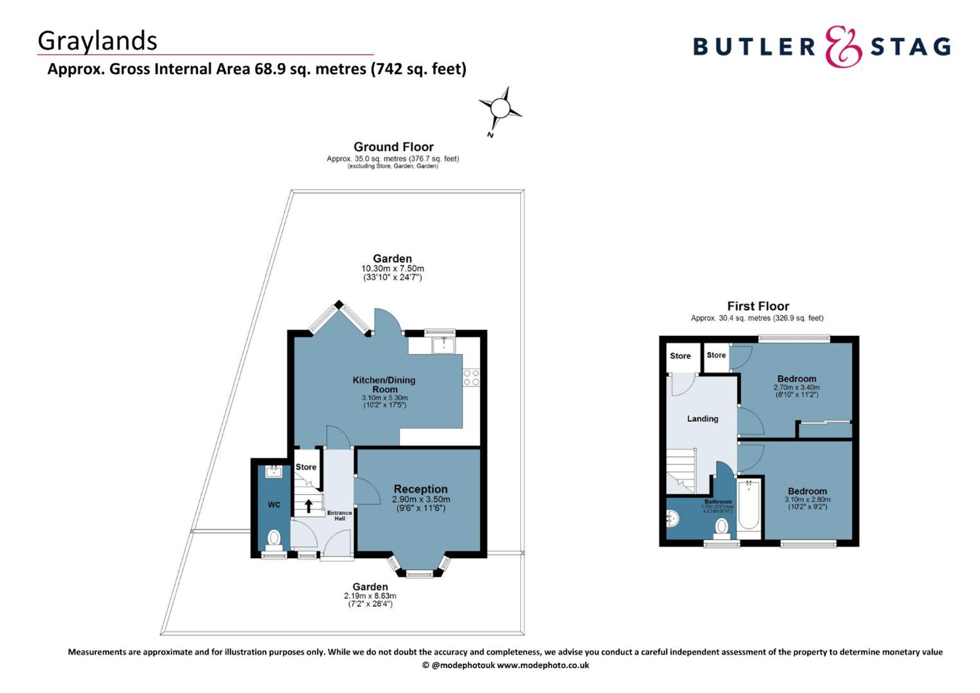 1a Graylands, Epping floorplan