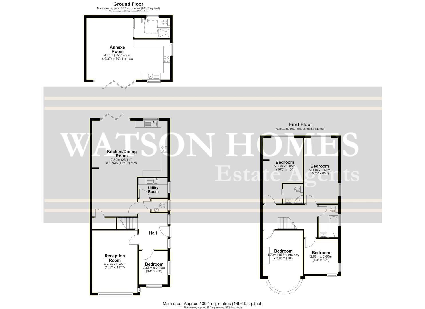 51, Priory Crescent, Sutton floorplan
