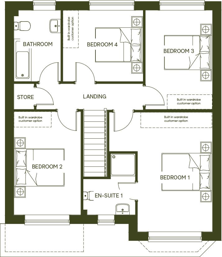 The Wentworth, Barn Road, Congleton floorplan