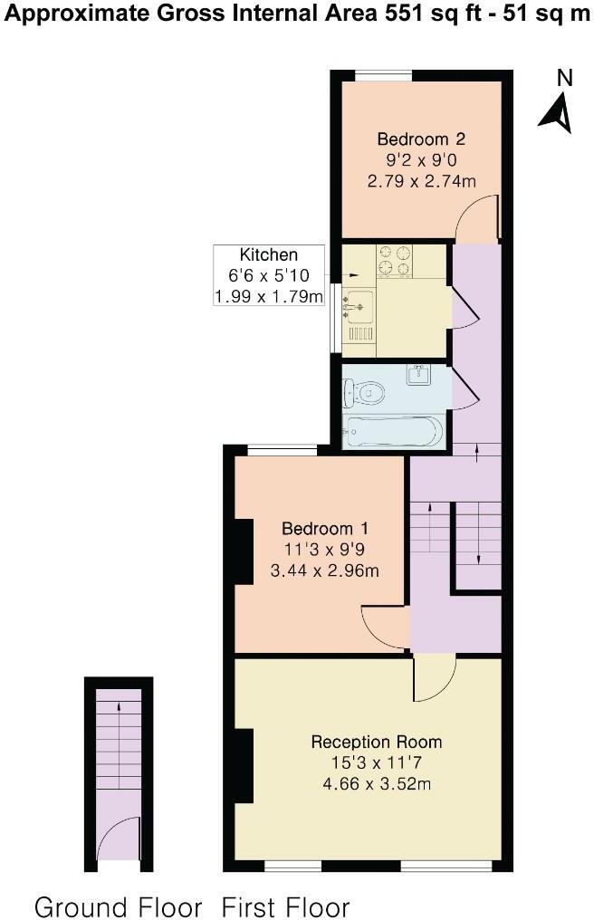 52, Avondale Rise, Peckham floorplan