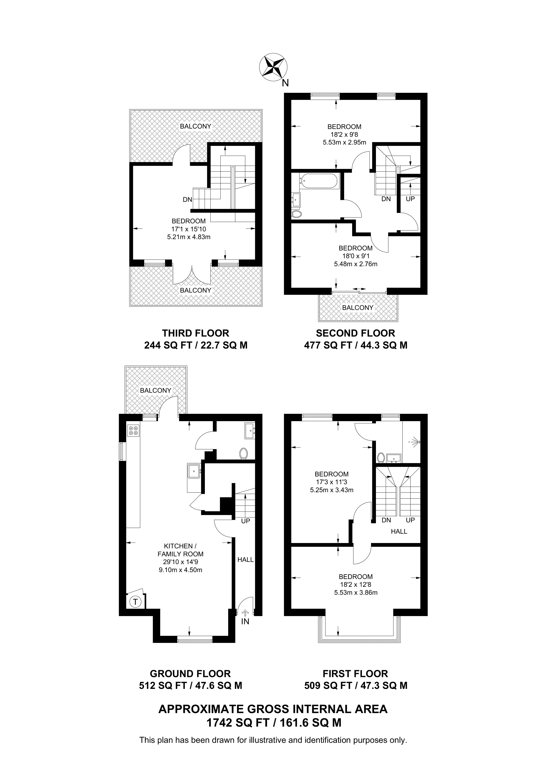 Josephine Avenue, Brixton floorplan