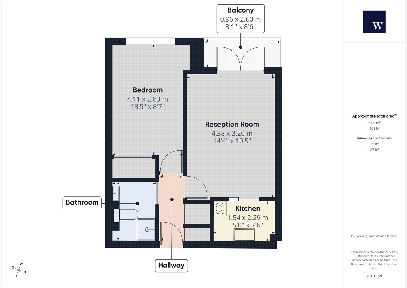 12, Cedar Close, London floorplan