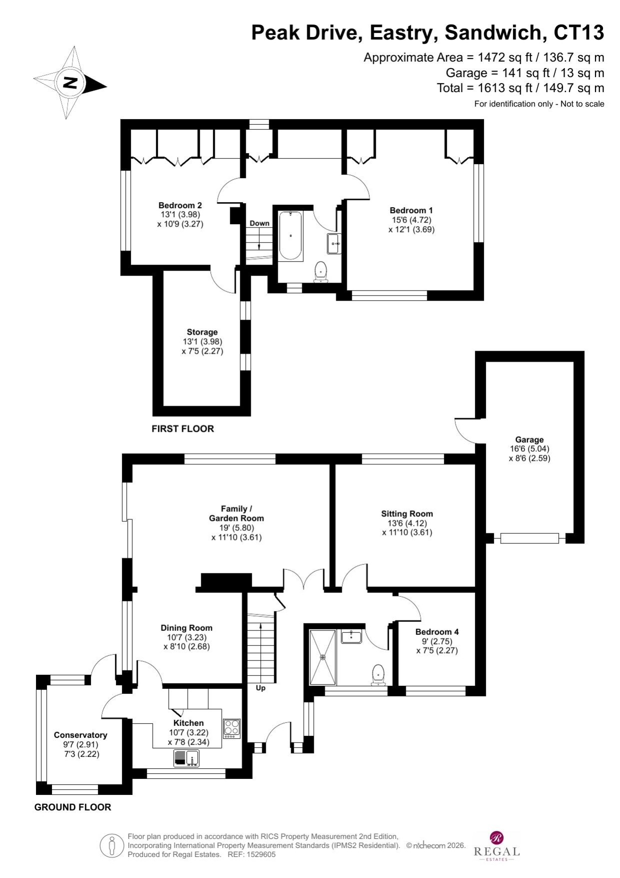 Peak Drive Eastry, Sandwich floorplan