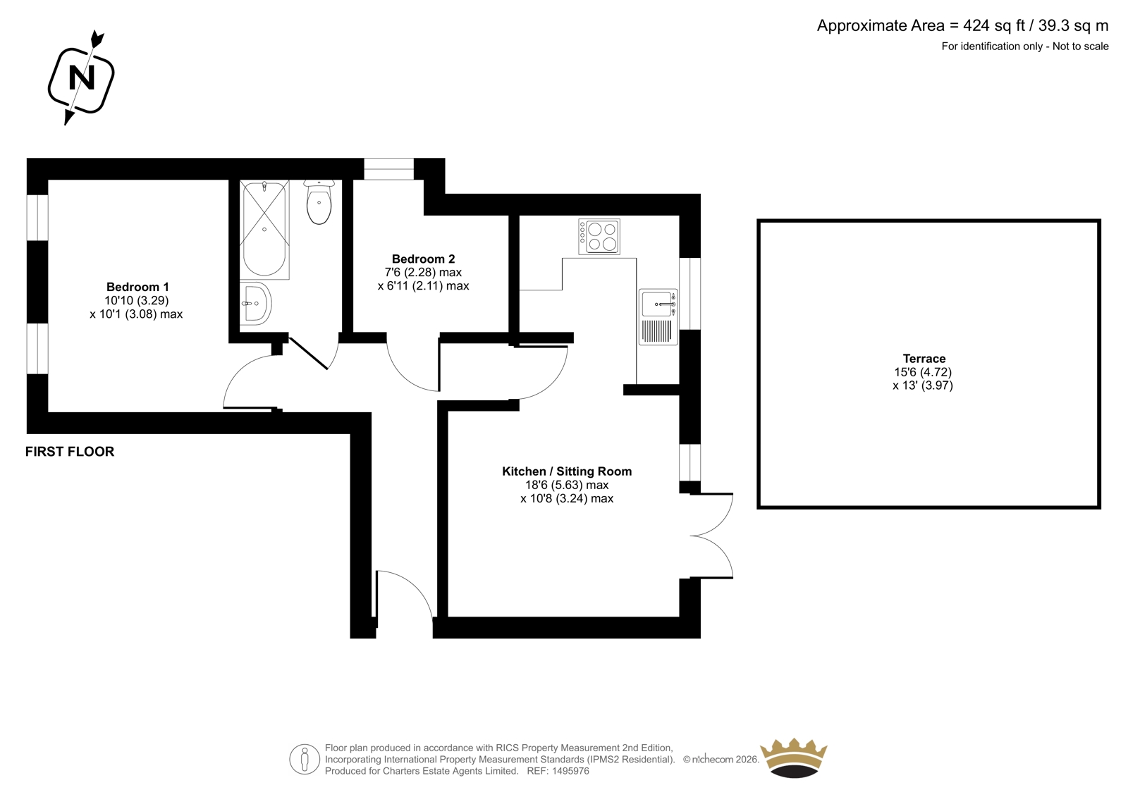 Flat 5, 7, Langton Road, Worthing floorplan