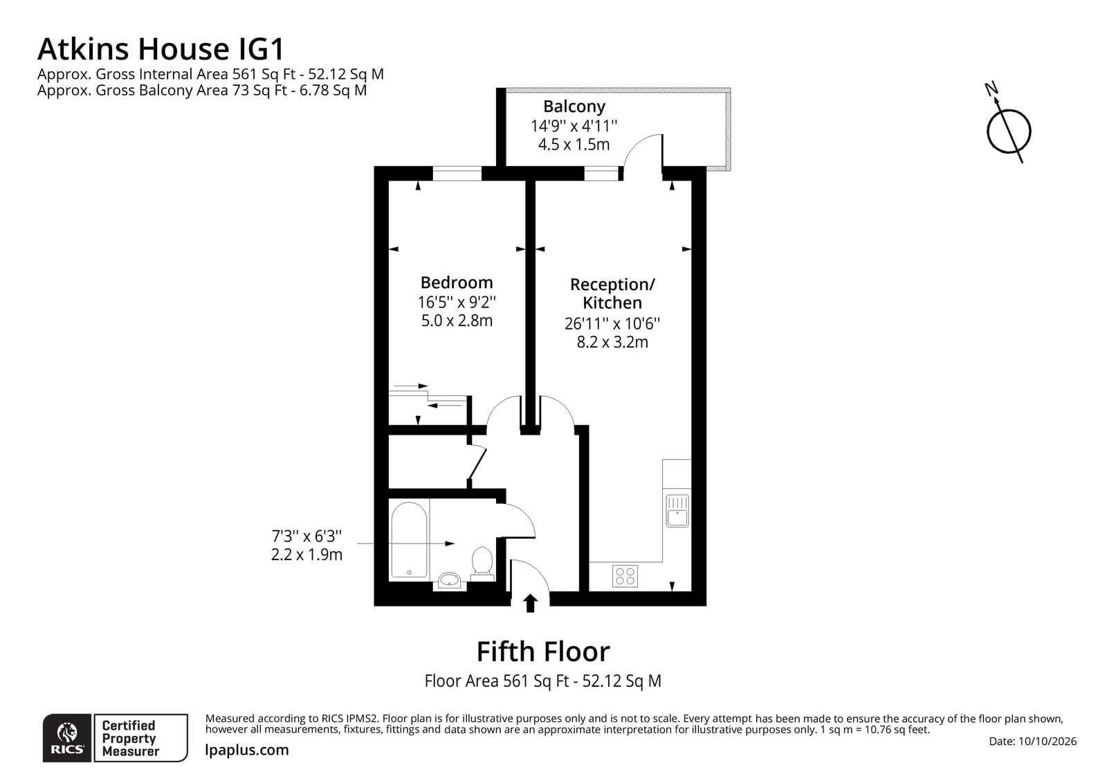 66, Roden Street, Ilford floorplan
