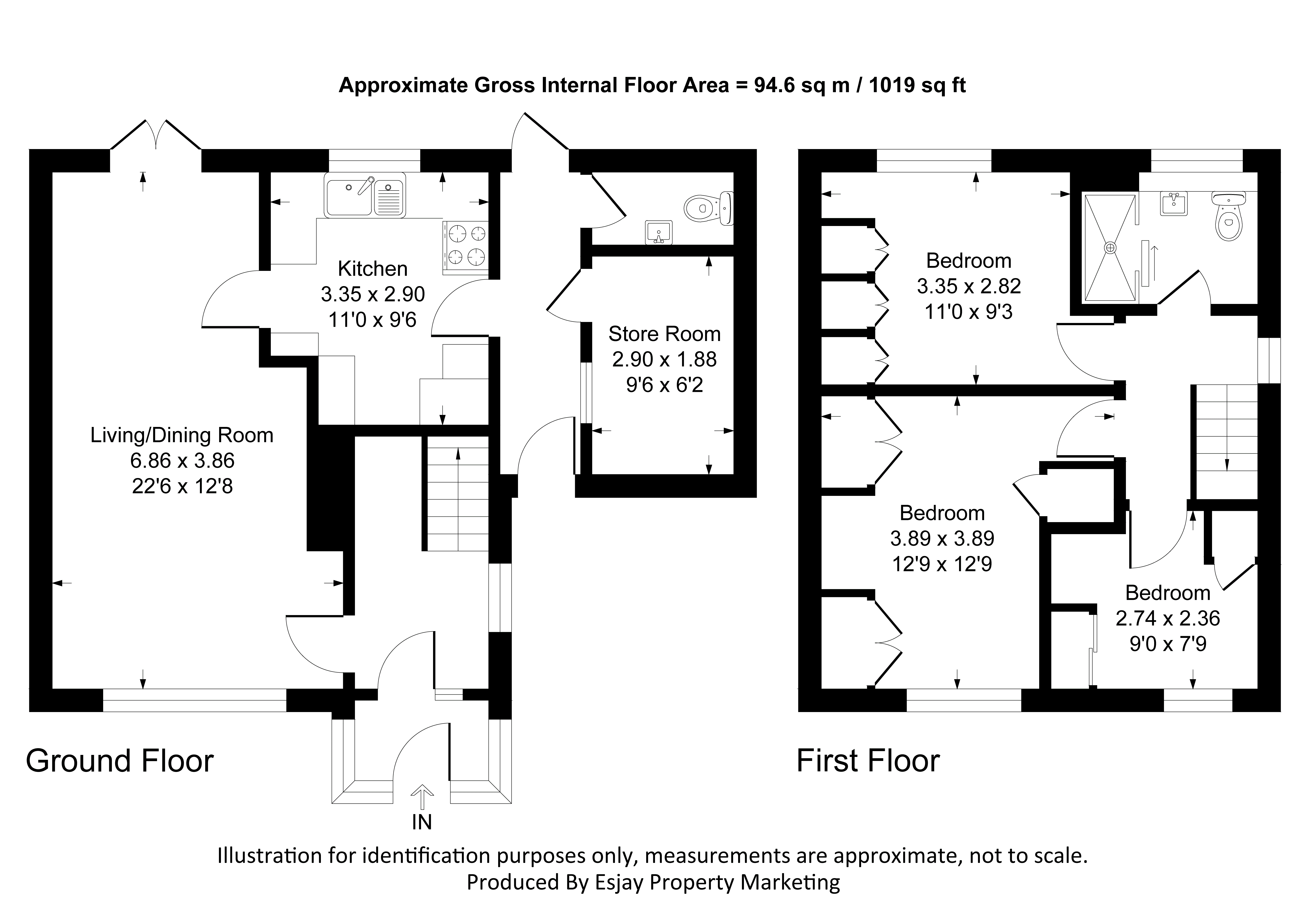 178, Elm Road, New Malden floorplan
