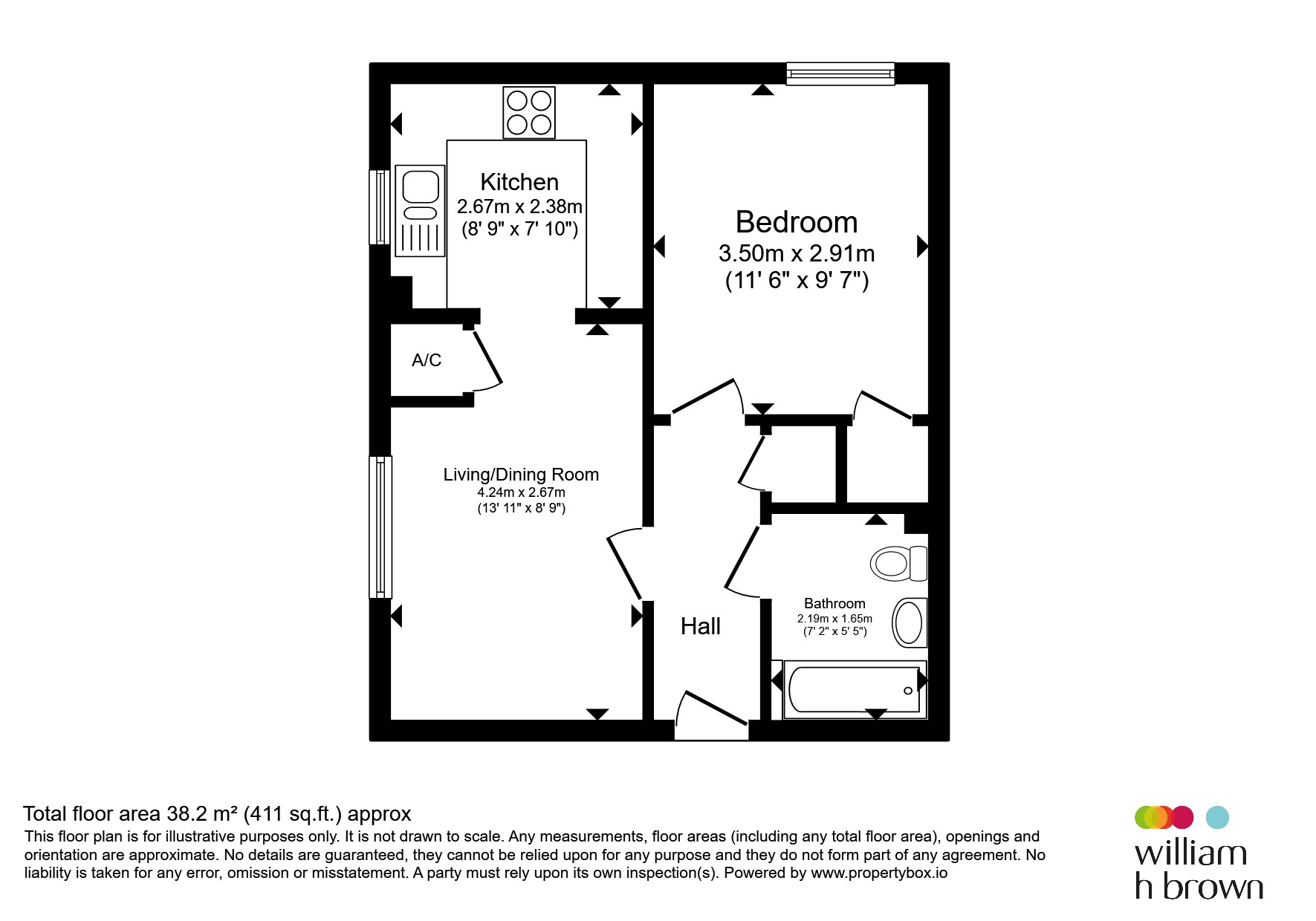 274, Redwood Grove, Bedford floorplan