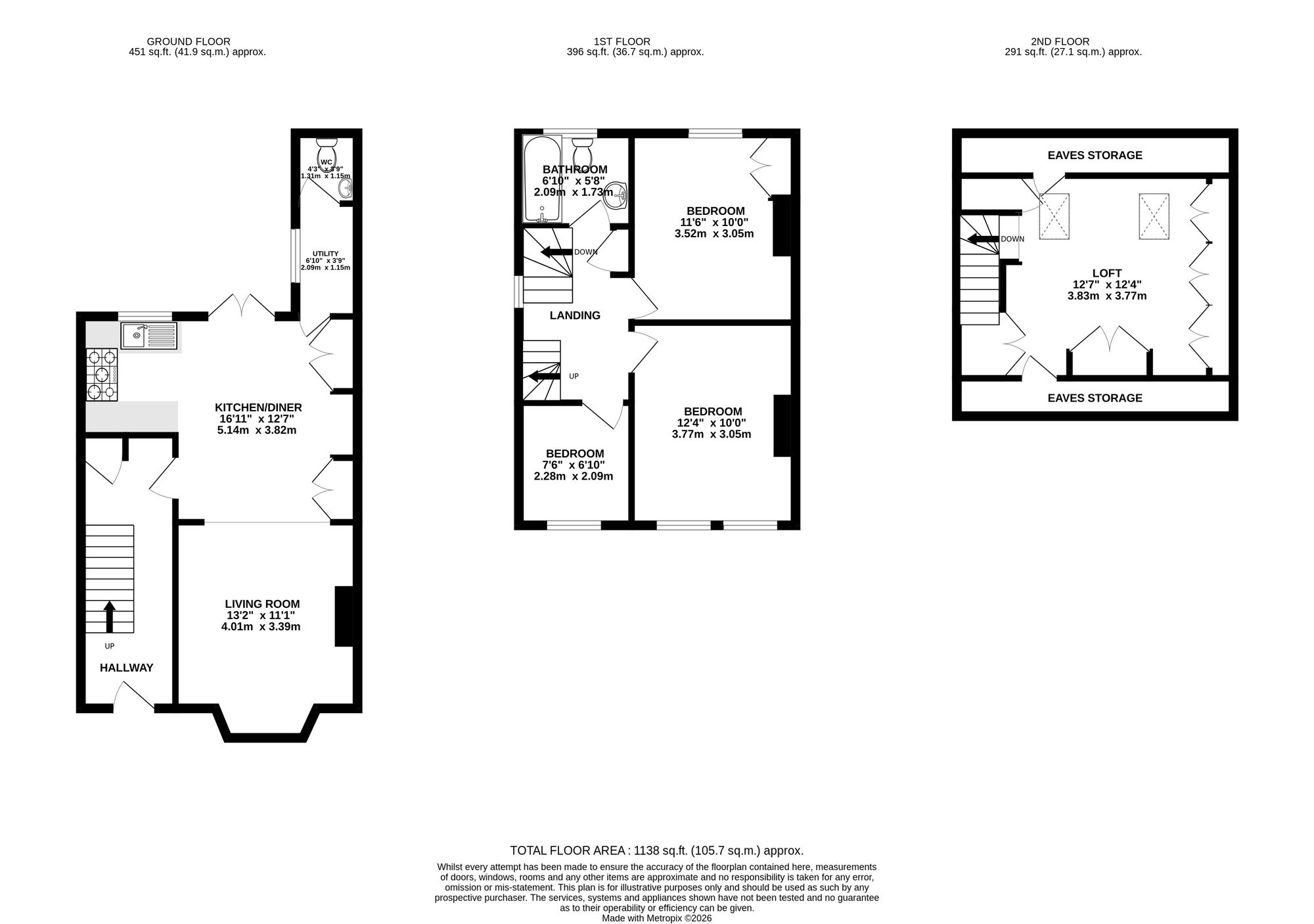 2 Penllyn Avenue, Newport floorplan