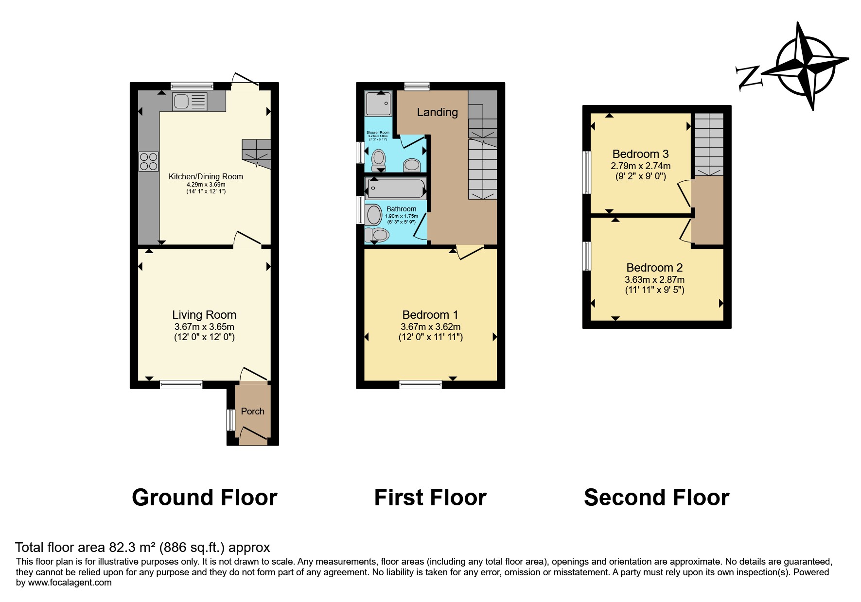 184, Henwood Green Road, Tunbridge Wells floorplan
