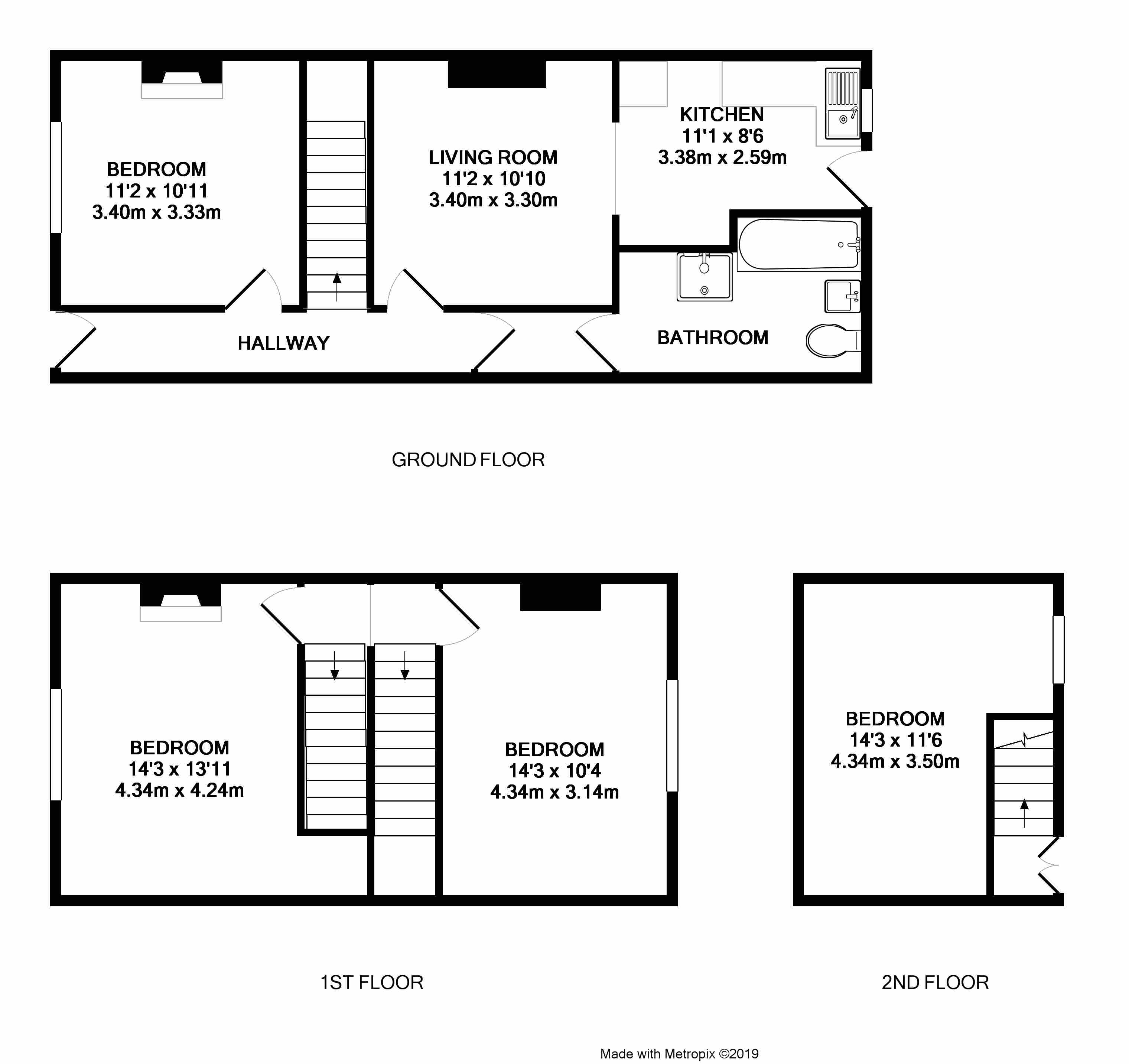 1 Bedrooms Terraced house to rent in Stanley Grove, Reading, Berkshire RG1