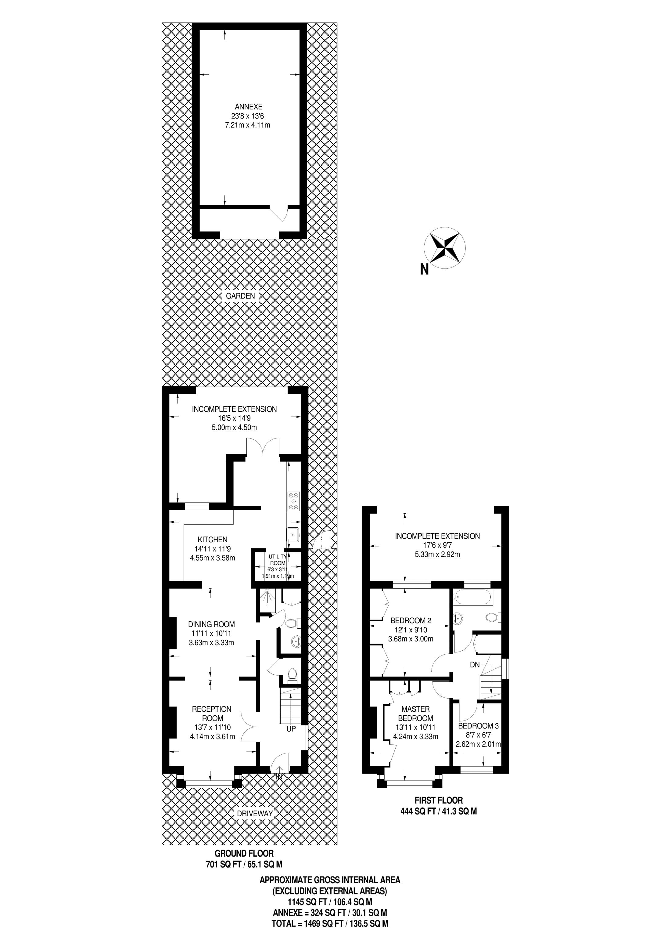 3 Bedrooms Semi-detached house for sale in Wellington Avenue, Worcester Park KT4
