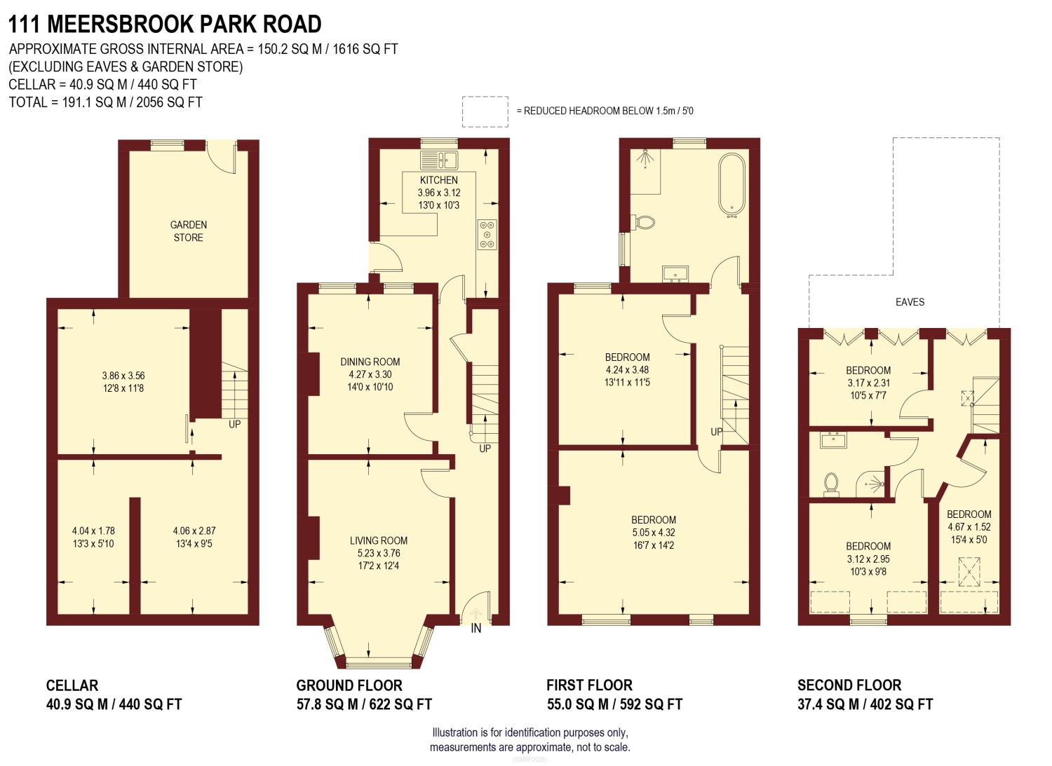 111, Meersbrook Park Road, Sheffield floorplan