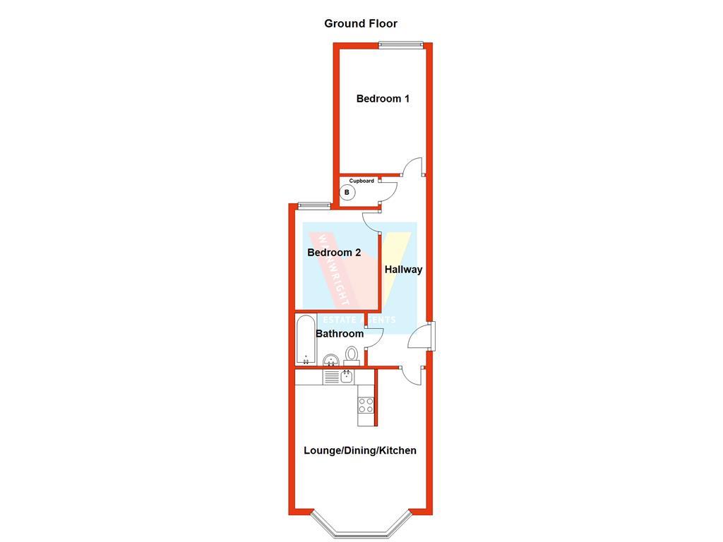 Flat 1, 33, Beaumont Road, Plymouth floorplan