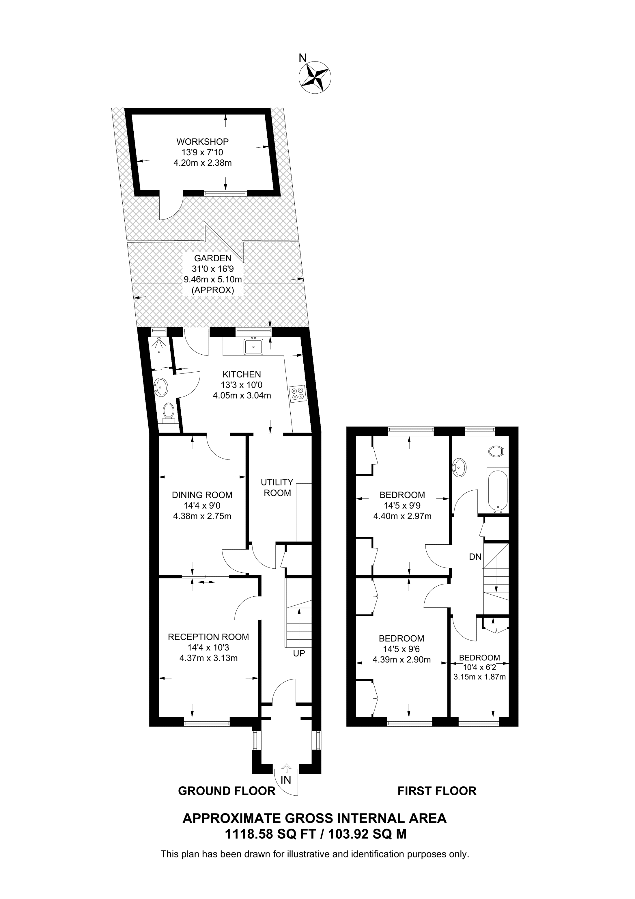 Litchfield Gardens, Willesden floorplan