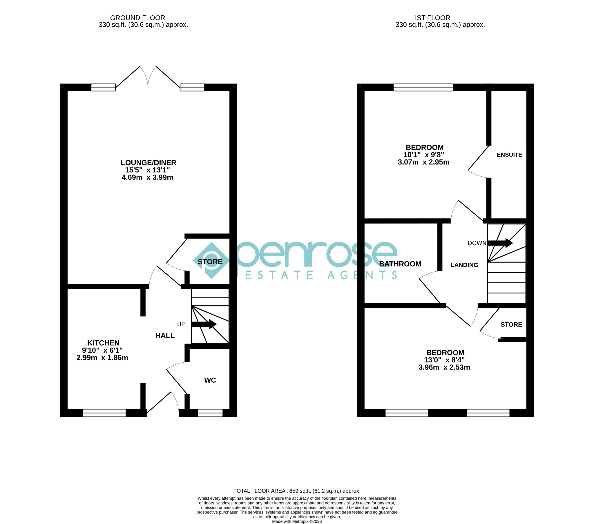 20 Orpington Rise, Houghton Regis, Bedfordshire floorplan
