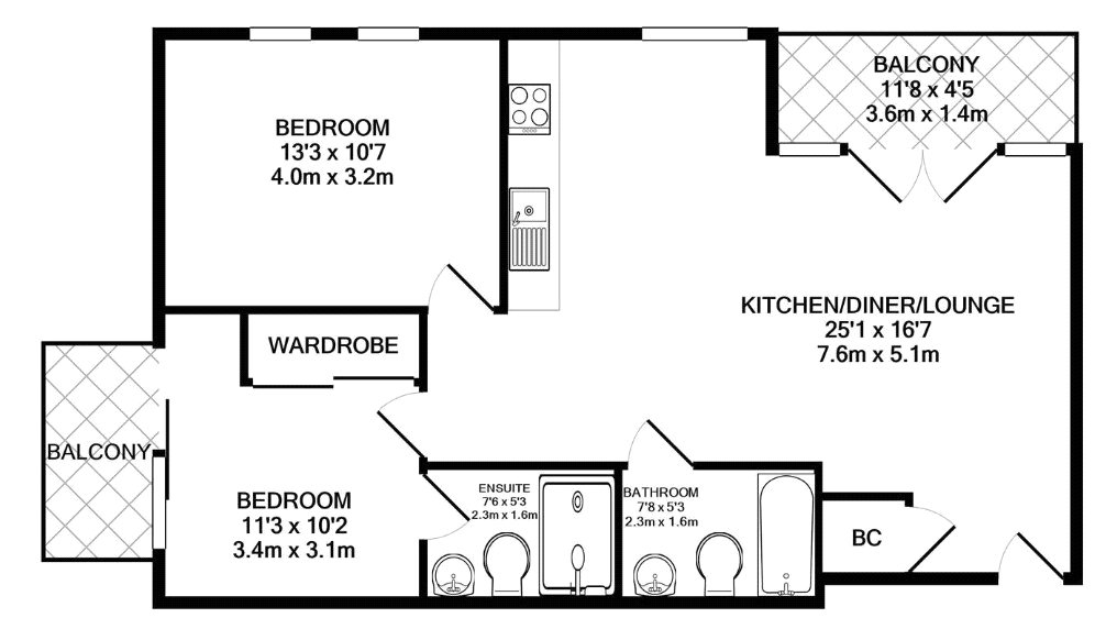 238 Milliners Wharf,, Milliners Wharf, Manchester floorplan