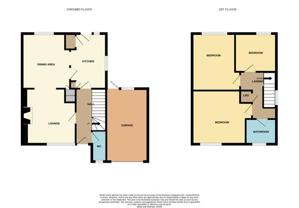 Southdown Close, Sticker floorplan