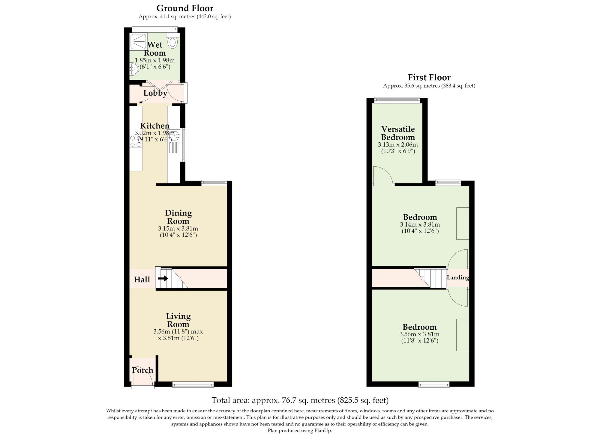 309 Raglan Street, Lowestoft floorplan