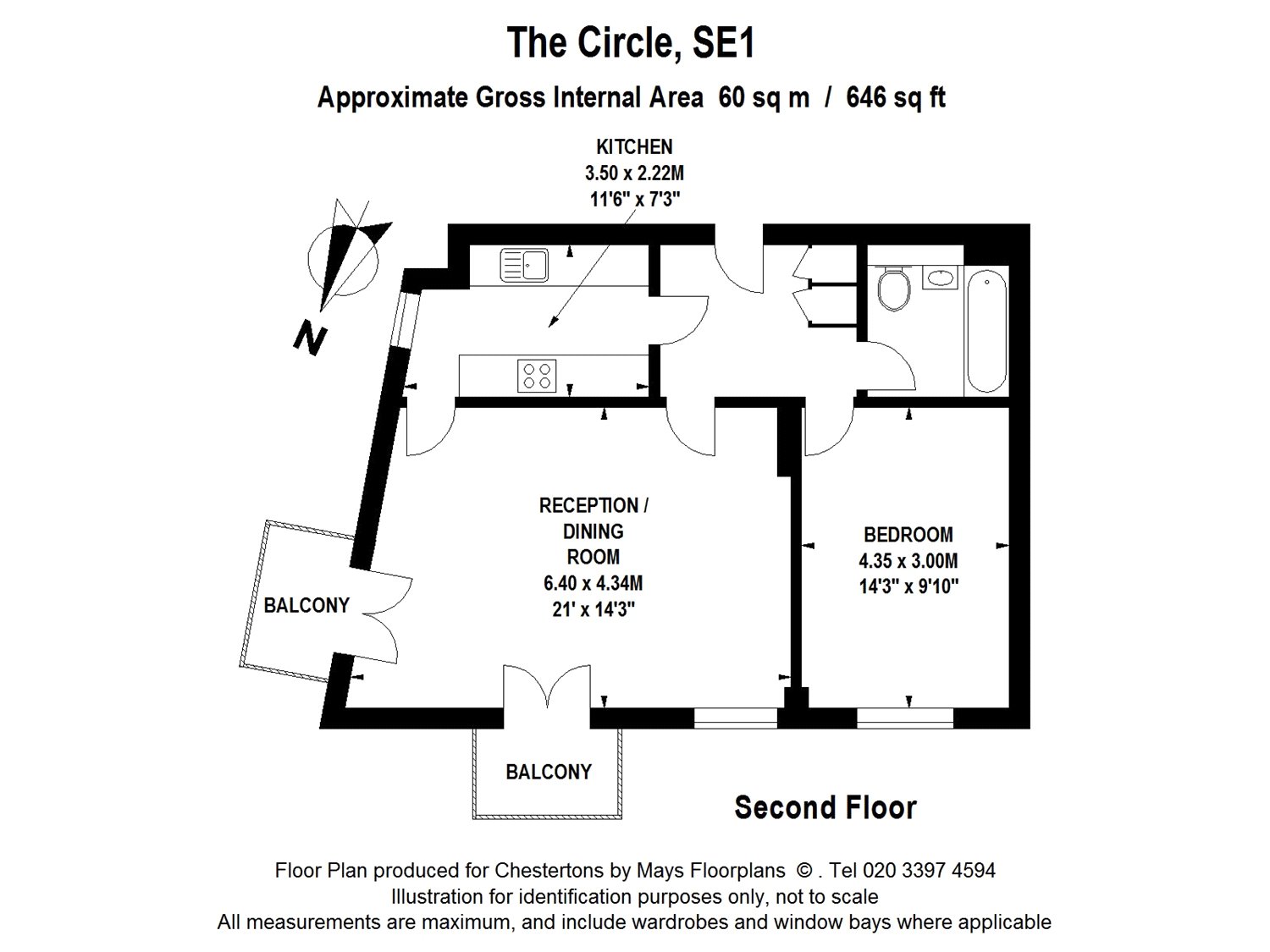 1 Bedrooms Flat to rent in The Circle, Queen Elizabeth Street, London SE1