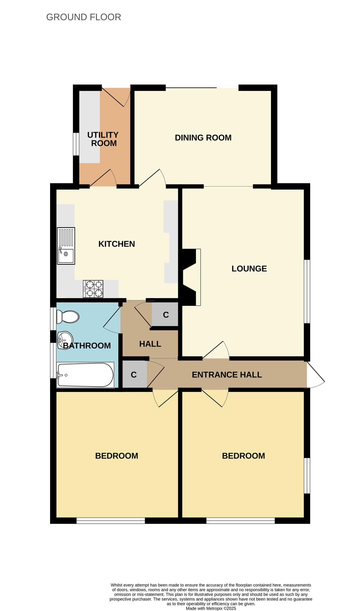 49, Mill Lane, Weeley Heath floorplan