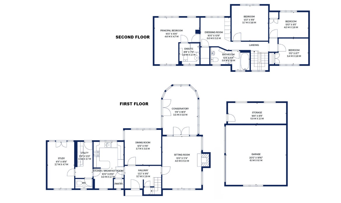 Gorepit Cottage, Inworth Road, Colchester floorplan
