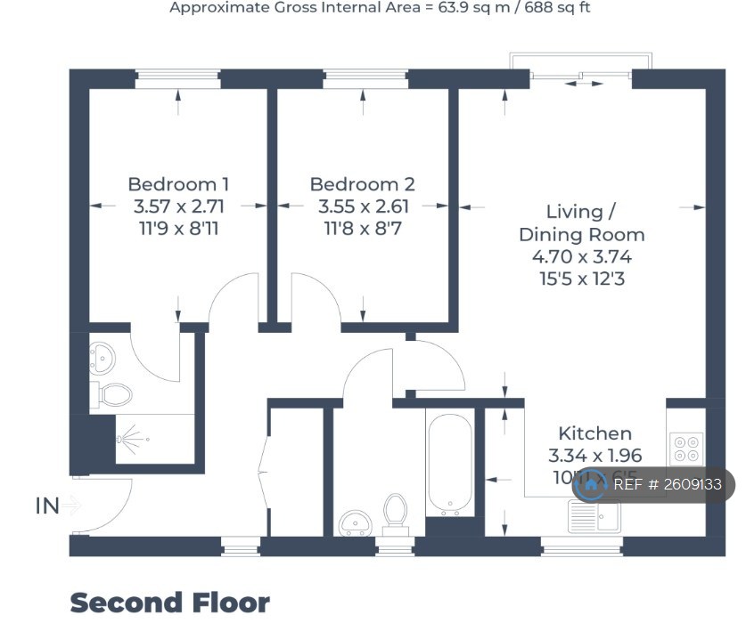 Eddington Crescent, Welwyn Garden City floorplan