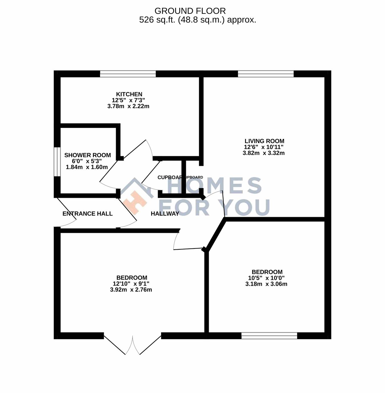 3, Newton Avenue, Falkirk floorplan