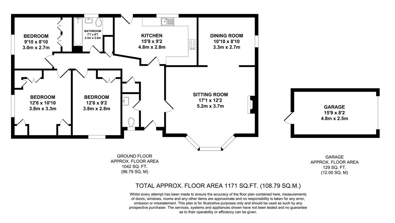 3 bed bungalow for sale in Ashcroft Road, Paddock Wood, Tonbridge TN12
