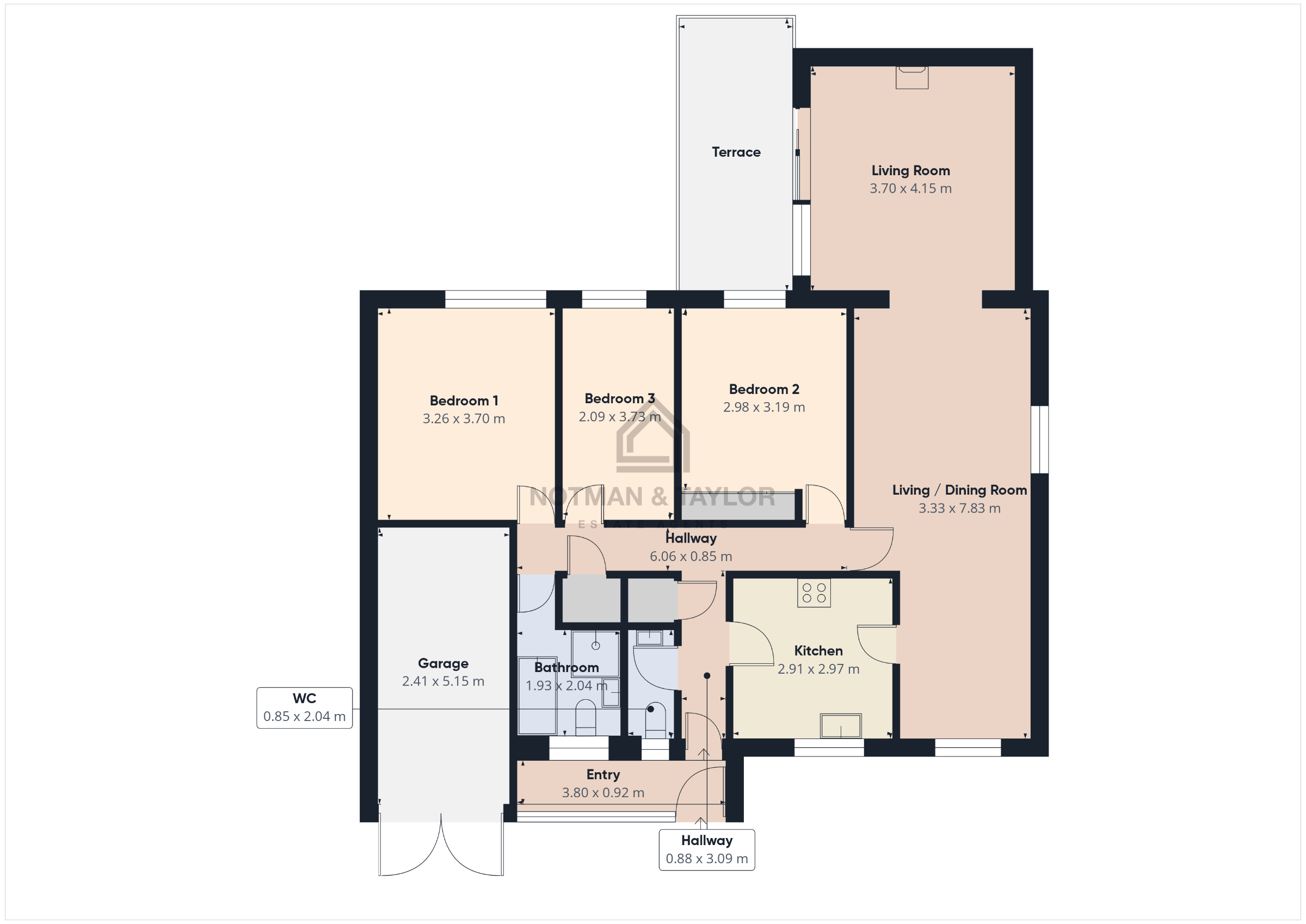 1 Kimberley Foster Close, Torpoint floorplan