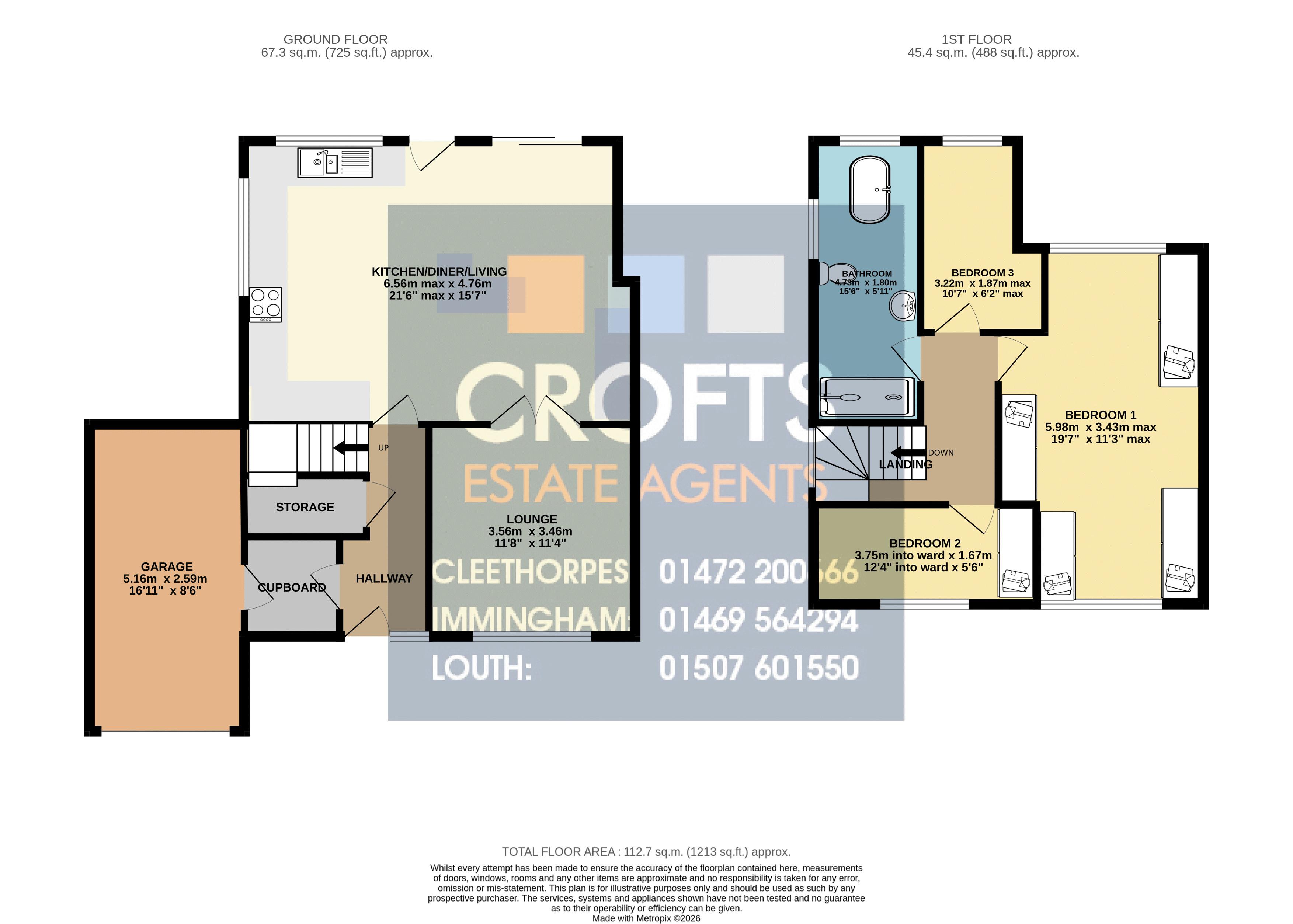 8, Longleat Drive, Louth floorplan