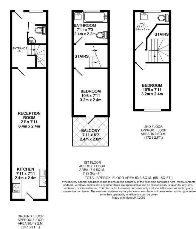 Twixt Cottage, Sandycombe Road, Richmond floorplan