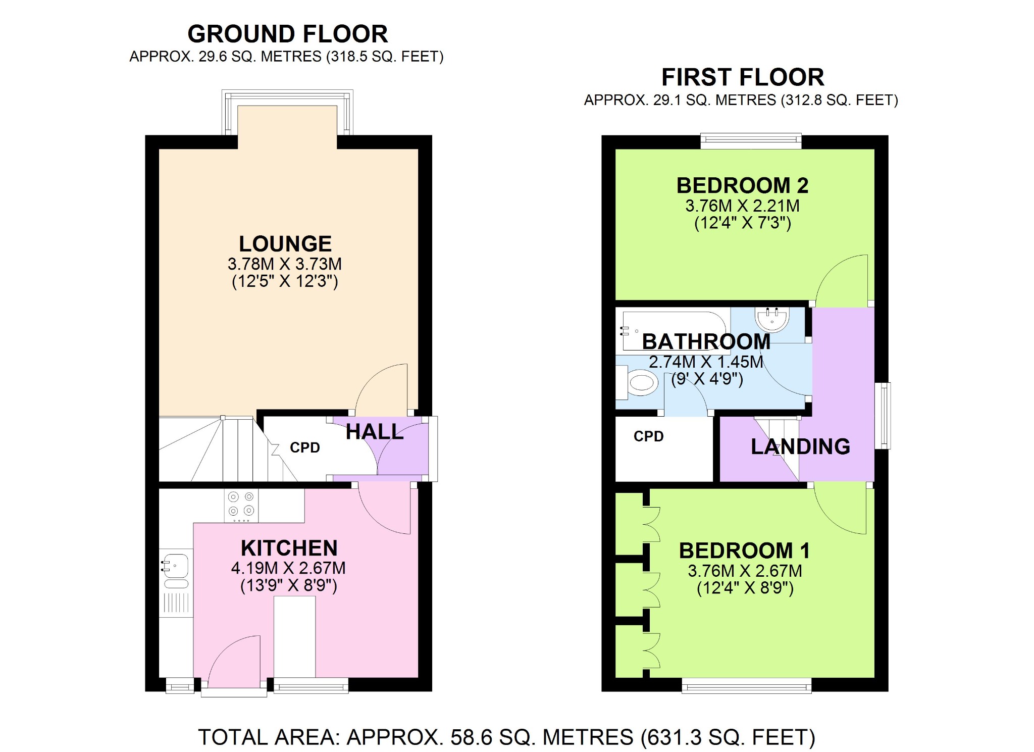 39 Harrier Mews, Greenwich, London floorplan