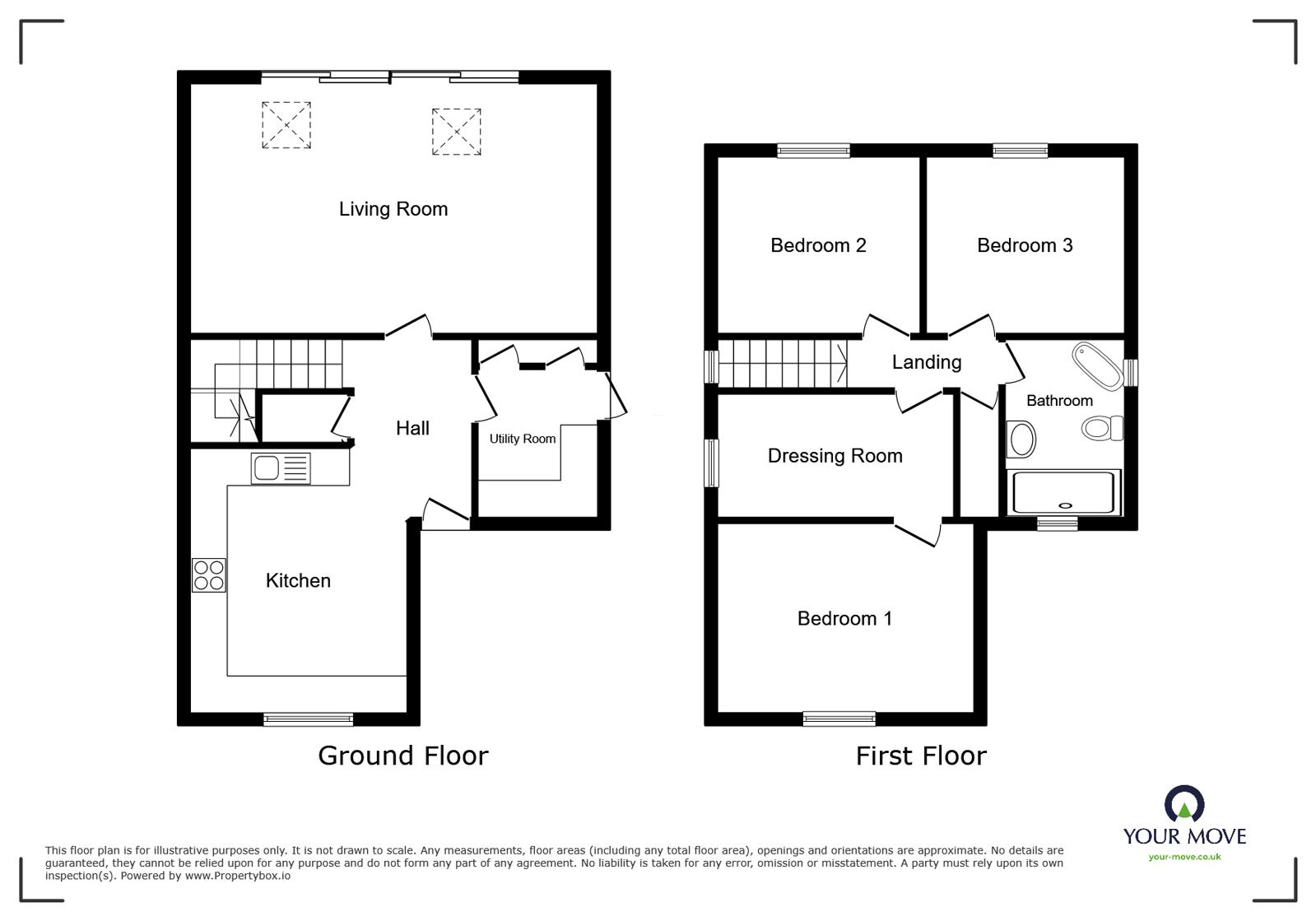 6, Scholars Green, Cumbria floorplan