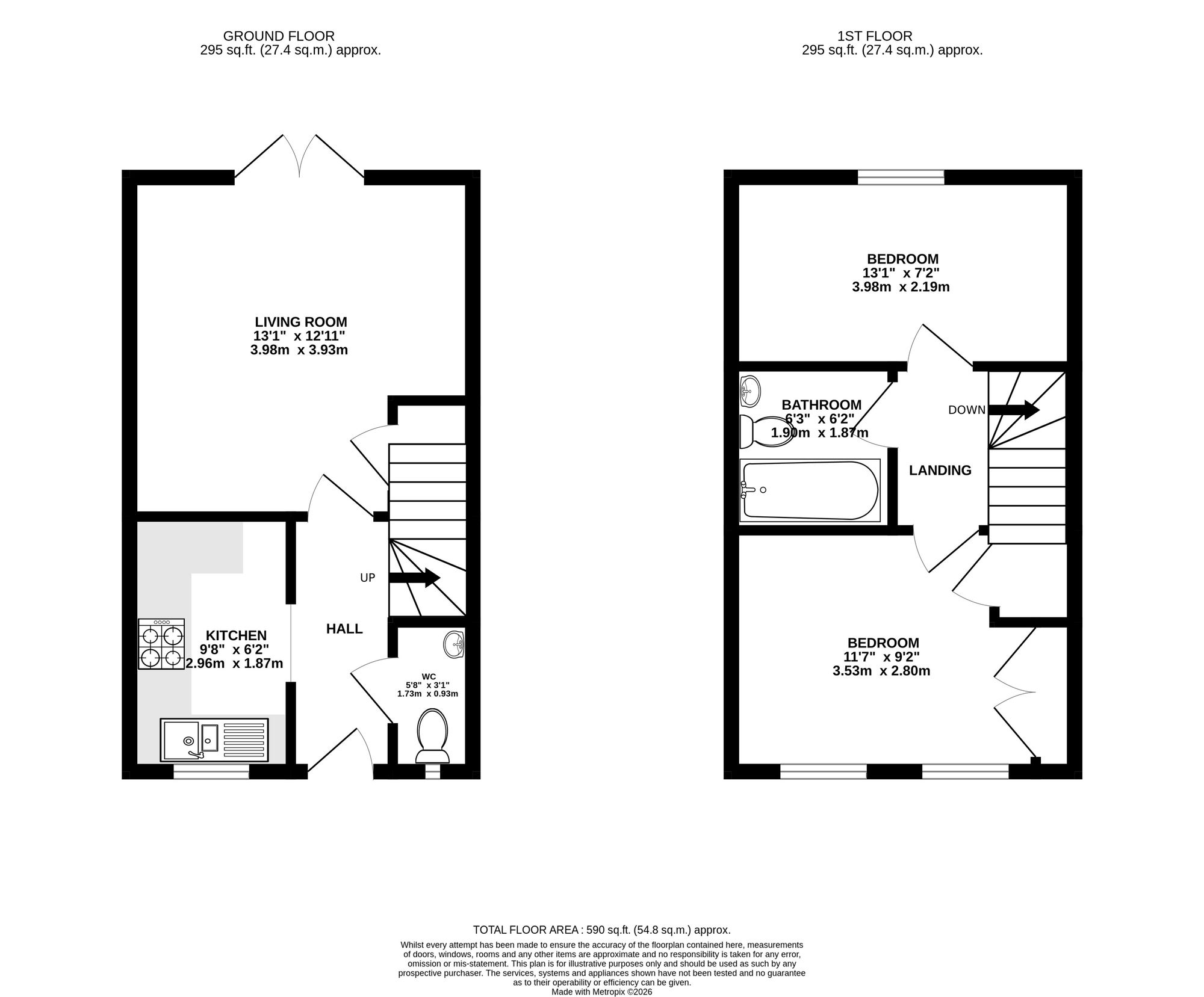135 Cwrt Celyn, Cwmbran floorplan