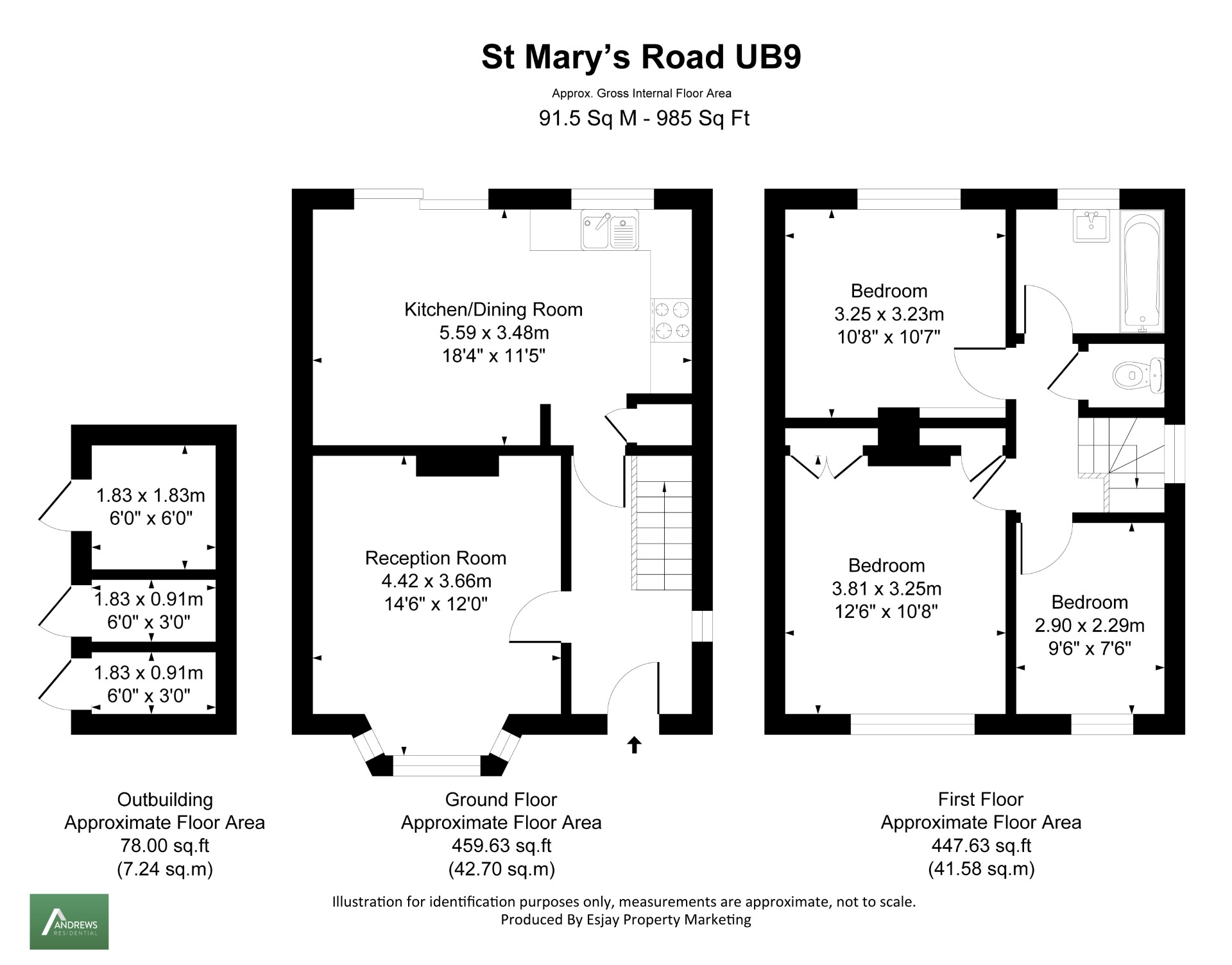 112, St. Marys Road, Harefield floorplan