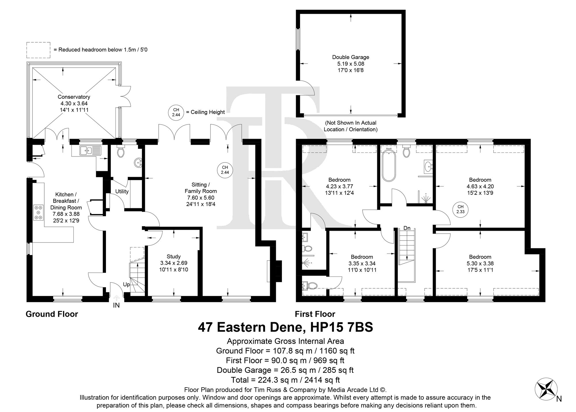 47 Eastern Dene, High Wycombe floorplan