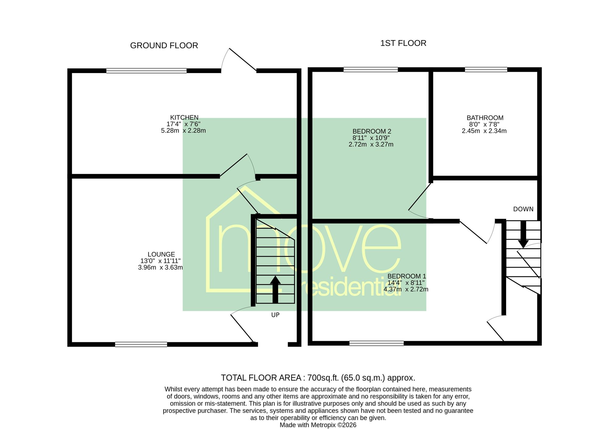 2 Moore Avenue, Birkenhead floorplan