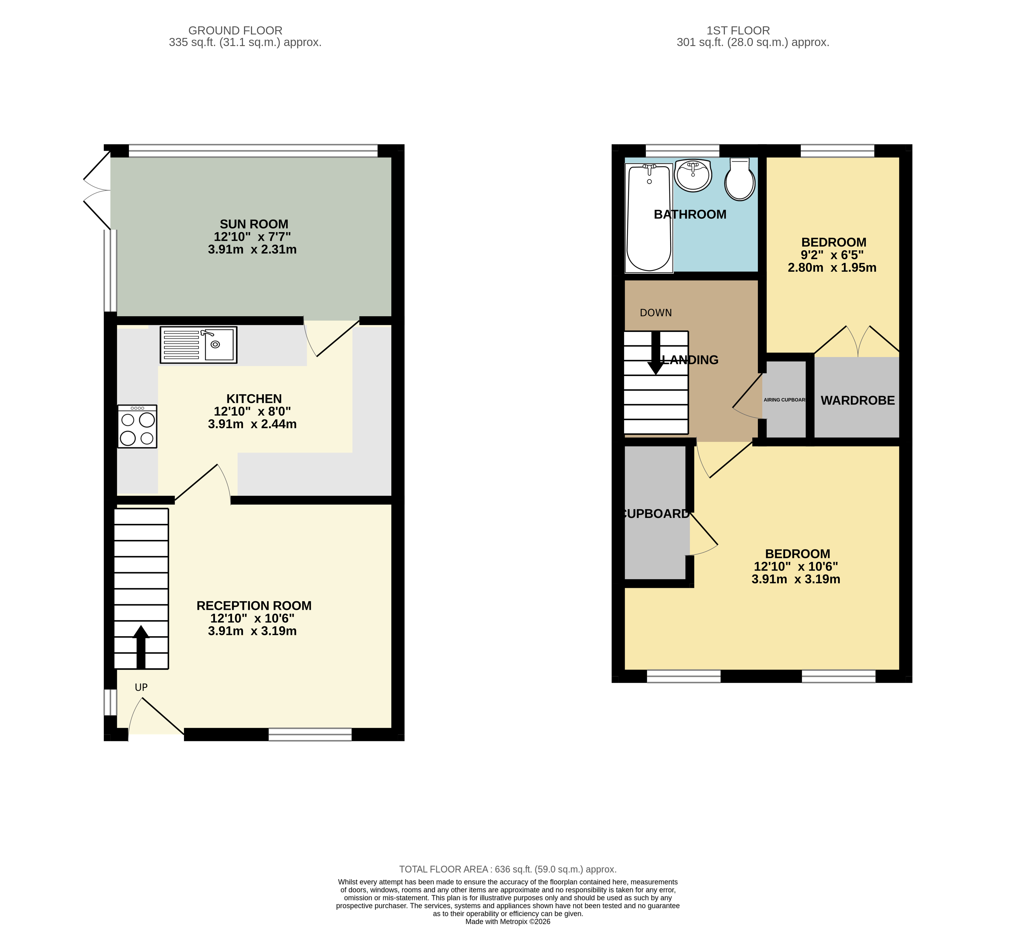 47, Prospect Square, Westbury floorplan