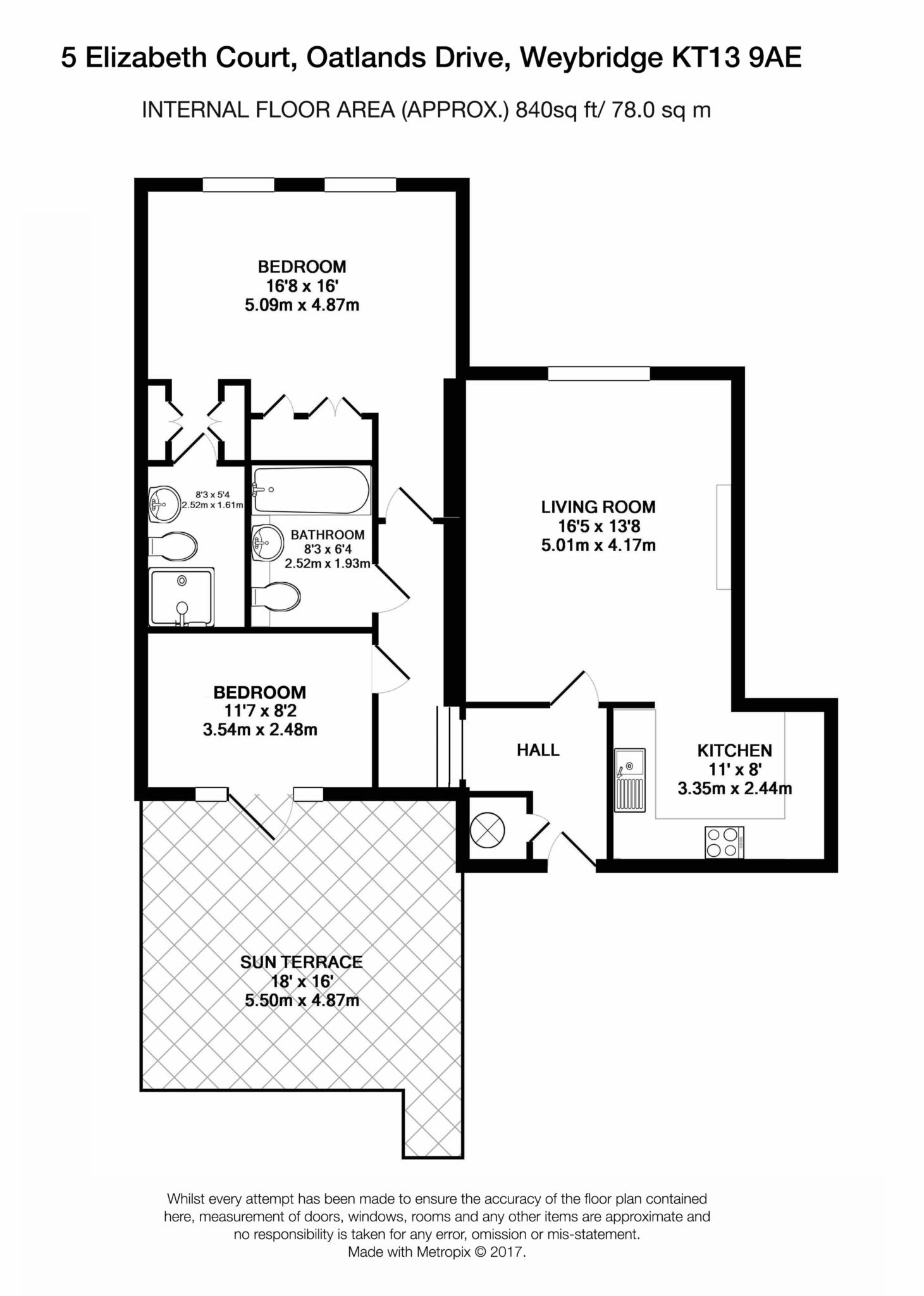 2 Bedrooms Flat to rent in Elizabeth Court, Oatlands Drive, Weybridge KT13