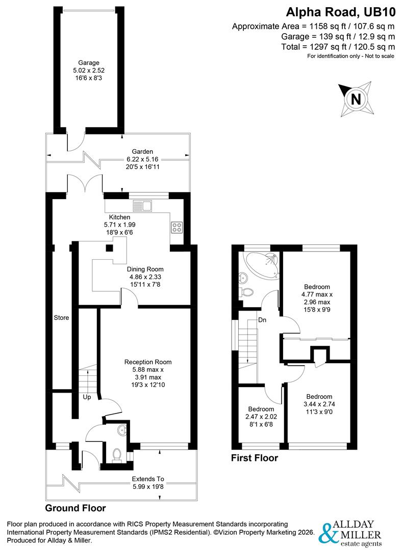 3, Alpha Road, Uxbridge floorplan