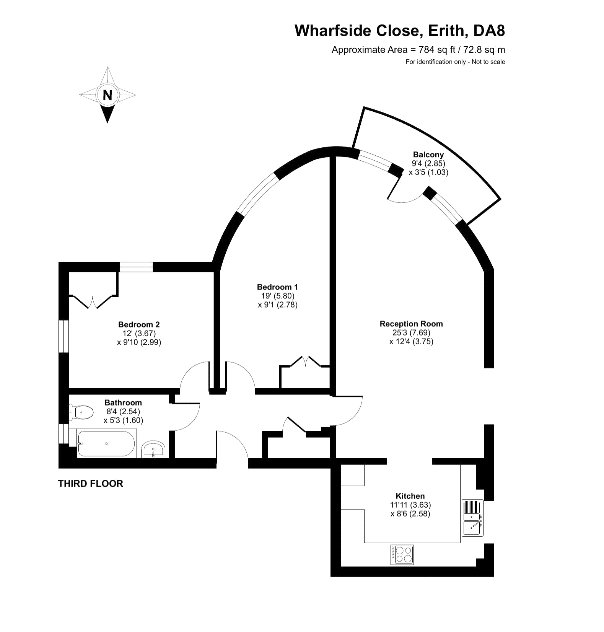 Wharfside Close, Erith floorplan