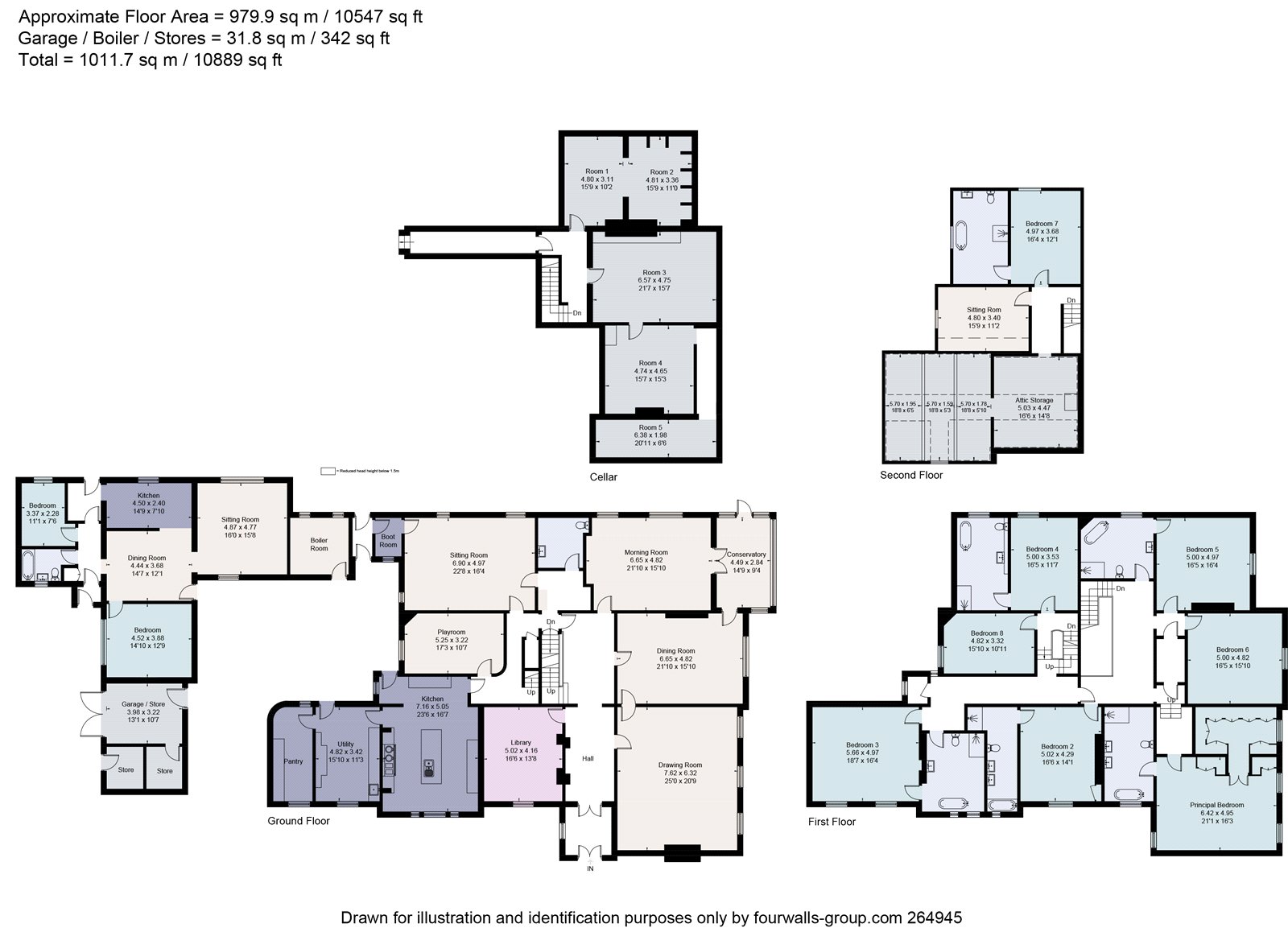 Penylan Hall,, Penylan, Shropshire floorplan